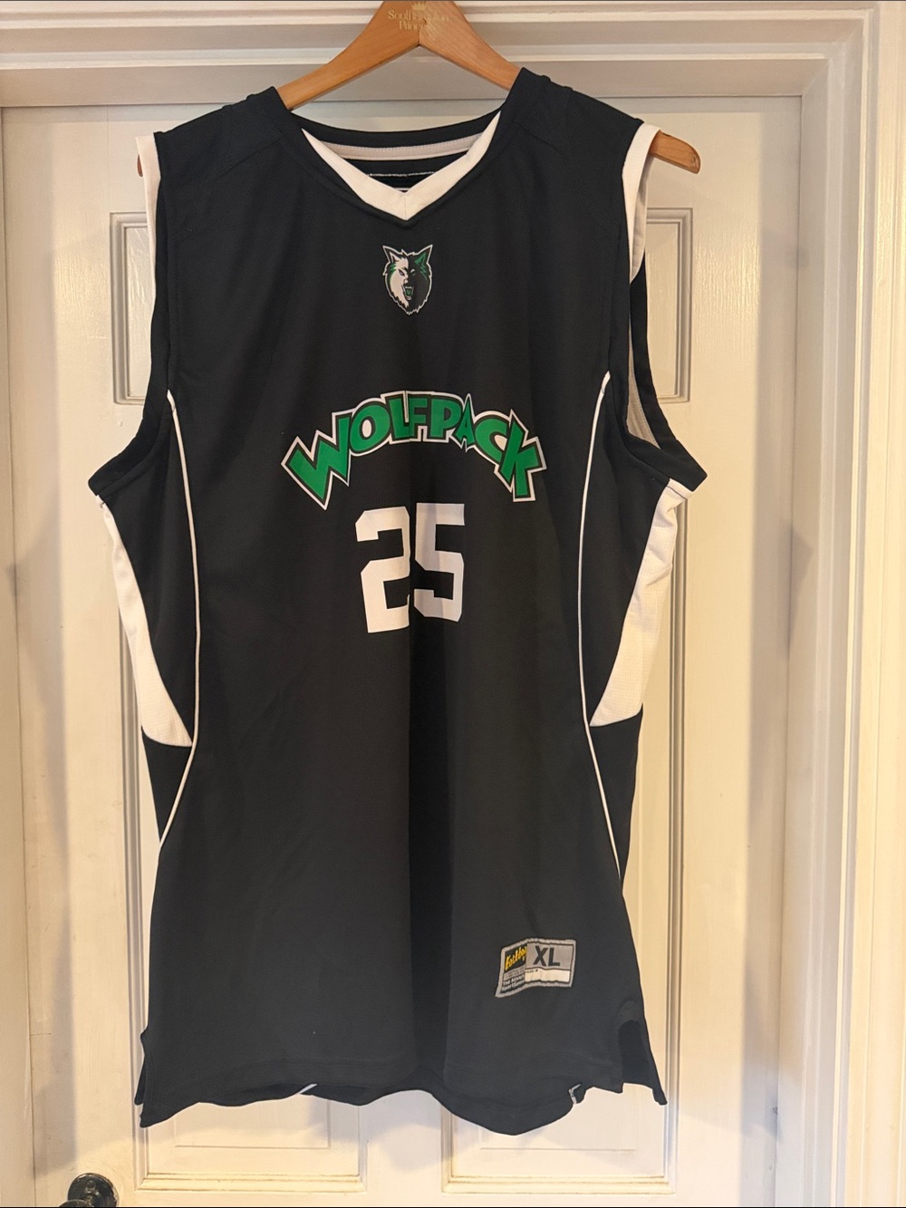 Wolfpack Men's Basketball Jersey 25 - Black/White